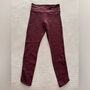 Athleta Elation Crossover Ribbed Leggings size medium